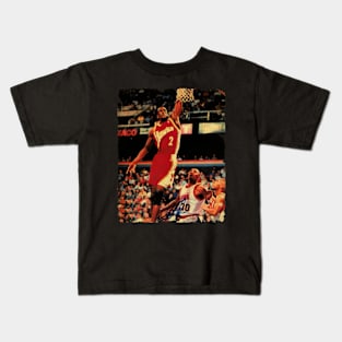 Stacey Augmon - Vintage Design Of Basketball Kids T-Shirt